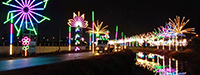 Khlong Nakhon Luang Light Displays, Ayutthaya, Thailand