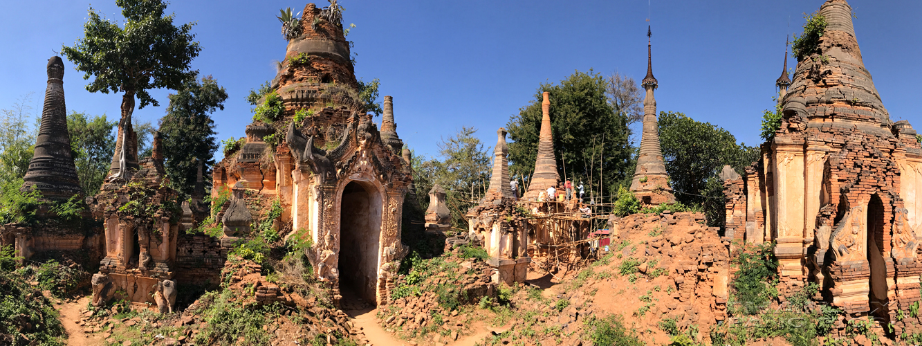 Shwe Indein Zedi, Indein, Myanmar