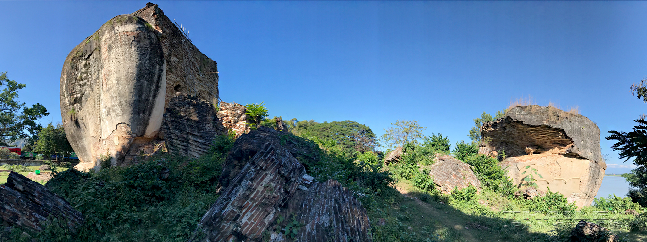 Pahtodawgyi Guardian Lion, Mingun, Myanmar