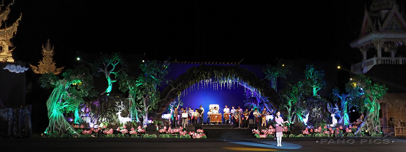 Bangfai Phayanaag Festival Concert with Himaphan Forest Decor, Nong Khai, Thailand