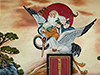 Taoist Immortal flying on crane