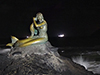 Golden Mermaid Statue