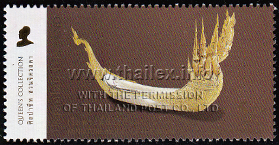 golden replica of Reua Phra Thihnang Ananta Nagaraat, one of the main Royal Barges