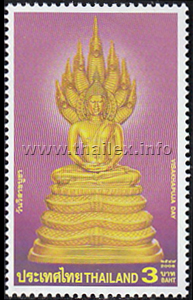 Buddha image in the naagprok pose