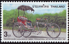 International Letter Writing Week - Thai Tricycles