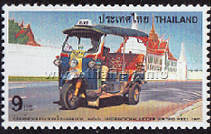 tuktuk at the Grand Palace in Bangkok