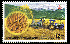 mechanical threshing