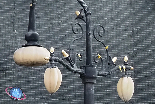 Amalaka or Star Gooseberry with Star Fruit Street Lantern, Khwaeng Silom, Khet Bang Rak, Bangkok