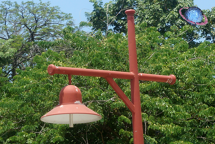 Battle Helmet Street Lantern, Amphur Meuang, Ayutthaya