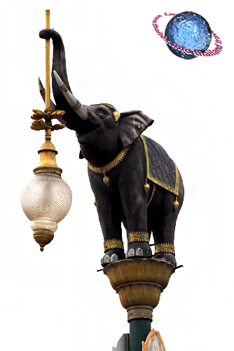 Elephant Street Lantern, Tambon Tha Makhuea, Amphur Khlong Khlung, Kamphaeng Phet