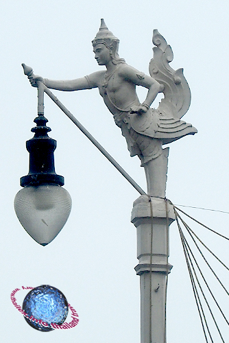 Kinnaburut Street Lantern, Khwaeng Talat Yod, Khet Phra Nakhon, Bangkok