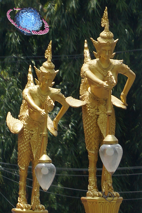 Kinnari Street Lantern, Tambon Ban tai, Amphur Meuang, Kanchanaburi