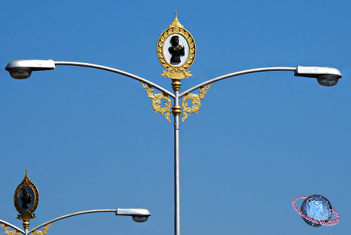 Srivijayan Avalokitesvara Street Lantern, Tambon Talat, Amphur Meuang, Surat Thani