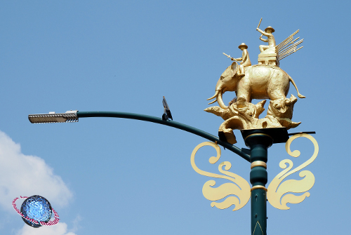 War Elephant Street Lantern, Tambon Mae Sot, Amphur Mae Sot, Tak