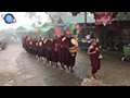 Burmese Buddhist Novices Chanting
